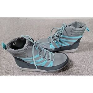 STQ Women's Winter Walking Boots Zip‎ Up Lightweight Cozy Ankle Bootie Size 8